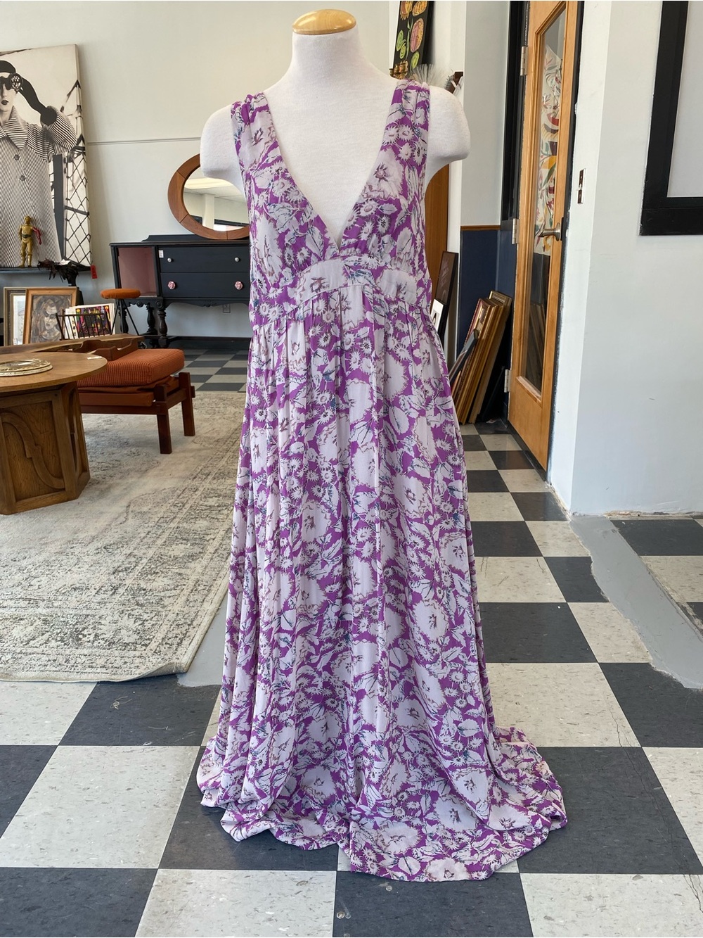 Day Purple Maxi Dress